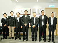The delegation from China Academy of Space Technology visits of the Institute of Space and Earth Information Science